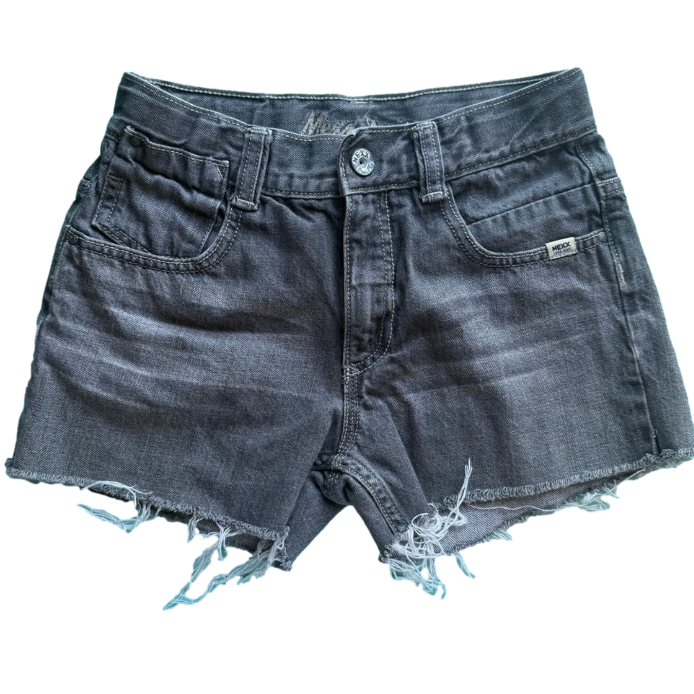 Mexx  Gray Casual Shorts with Frayed Hem Girls 12